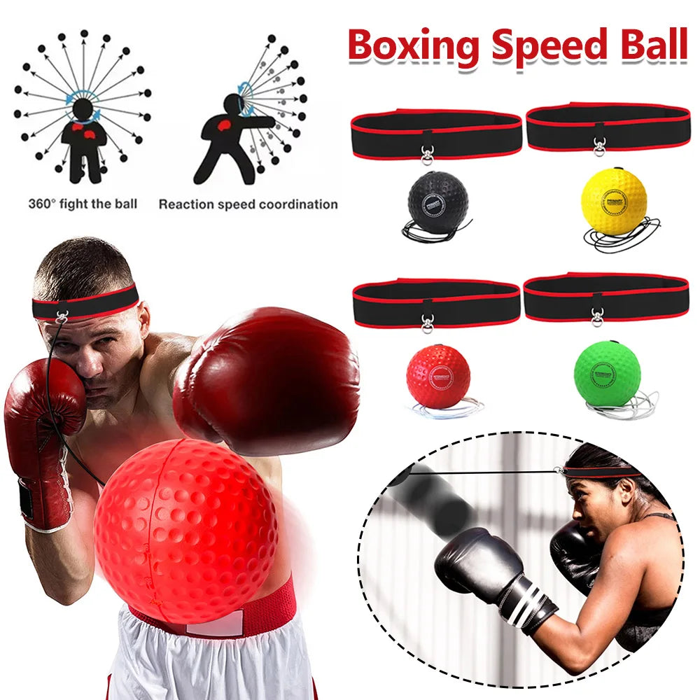 Boxing Reflex Ball with Adjustable Headband