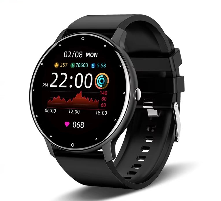 2025 Fitness Smartwatch – Waterproof | Heart Rate & Sports Tracker