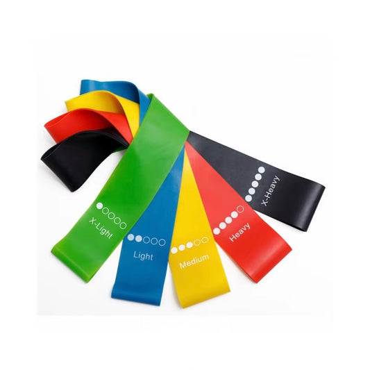Resistance Bands Set (Light — X-Heavy)