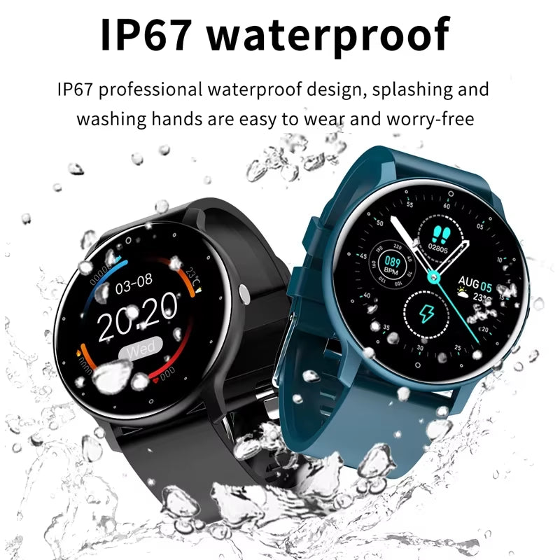 2025 Fitness Smartwatch – Waterproof | Heart Rate & Sports Tracker
