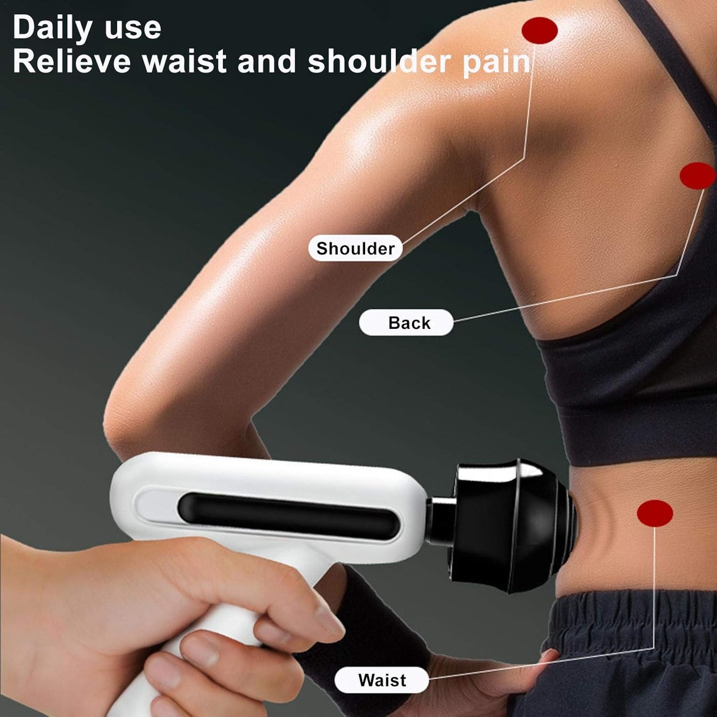 Deep Tissue Massage Gun - 12 speeds, LCD Display 
