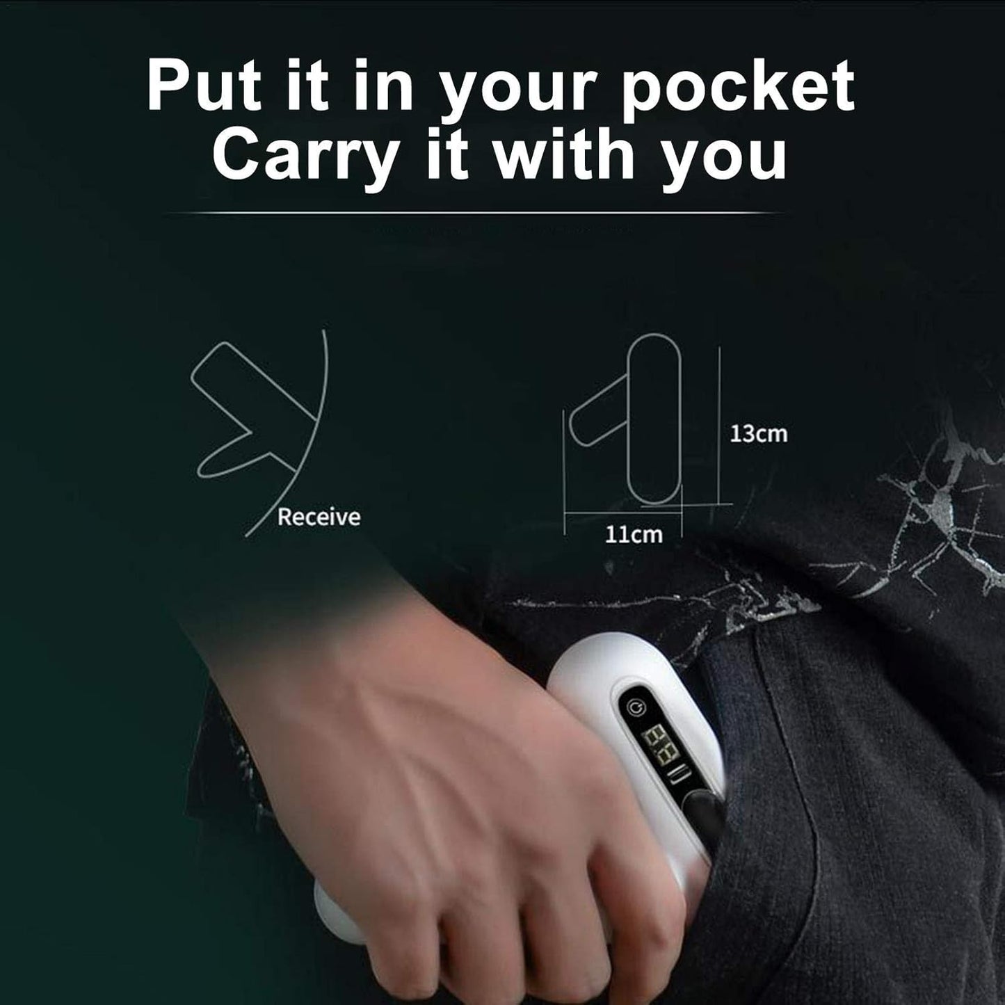 Deep Tissue Massage Gun - 12 speeds, LCD Display 