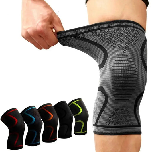 Elastic Compression Knee Pad – Breathable Support Sleeve (5 Colors)