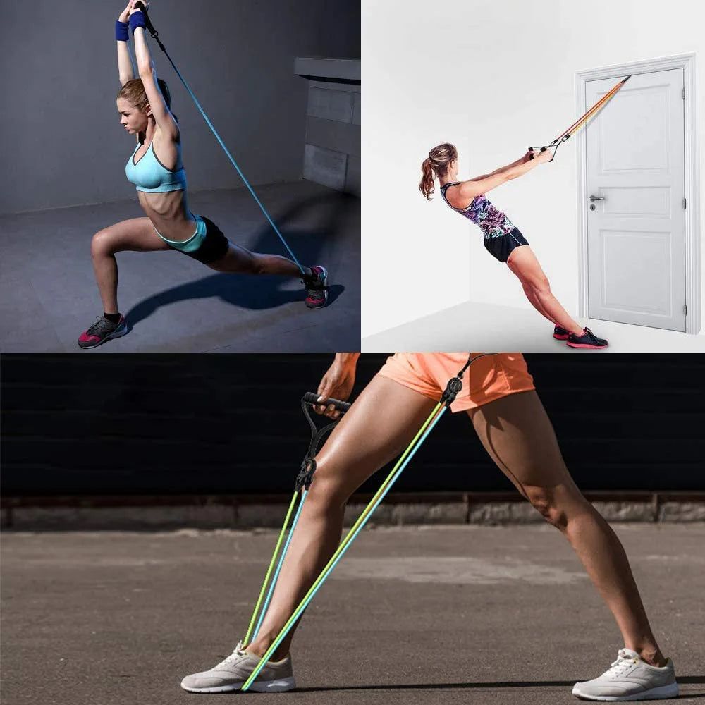 Resistance Bands with Handles – 5 Levels for Home & Gym Training