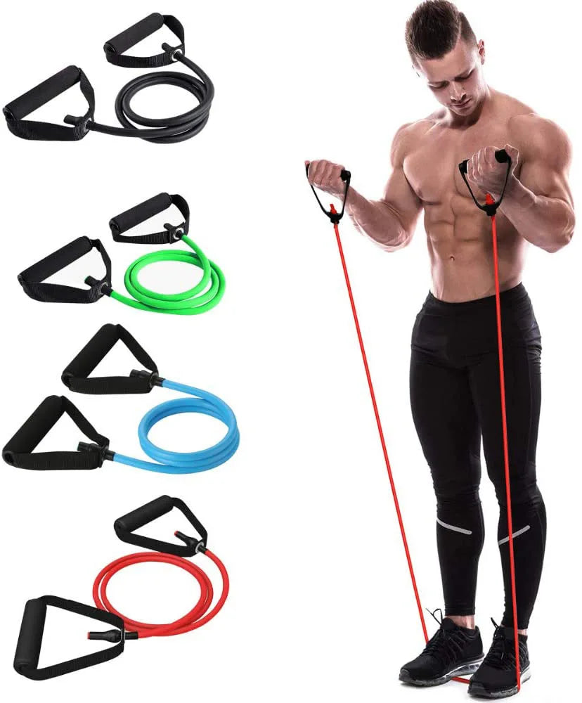 Resistance Bands with Handles – 5 Levels for Home & Gym Training
